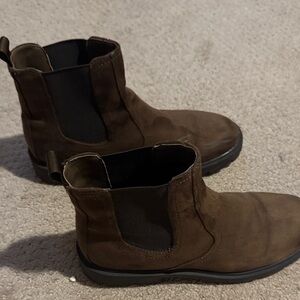 Nine West Brown Ankle Booties